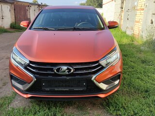 2022 Lada (ВАЗ) Vesta Предсерийная I Рестайлинг (NG), оранжевый, 1530000 рублей, вид 2