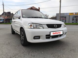 2001 Mazda Demio I (DW), белый, 380000 рублей, вид 1