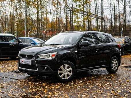 2012 Mitsubishi ASX I, чёрный, 873000 рублей, вид 1