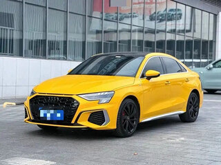 2023 Audi A3 35 TFSI Long IV (8Y), жёлтый, 1870110 рублей, вид 2