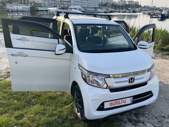 2017 Honda N-WGN I Рестайлинг, белый, 1000000 рублей