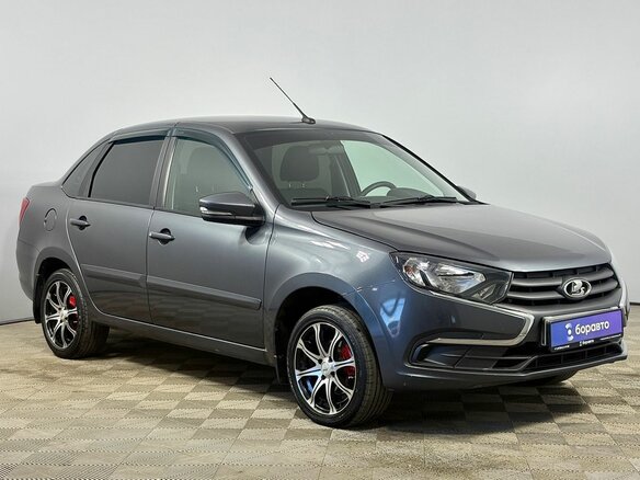 2019 Lada (ВАЗ) Granta I Рестайлинг, серый, 640000 рублей - вид 7