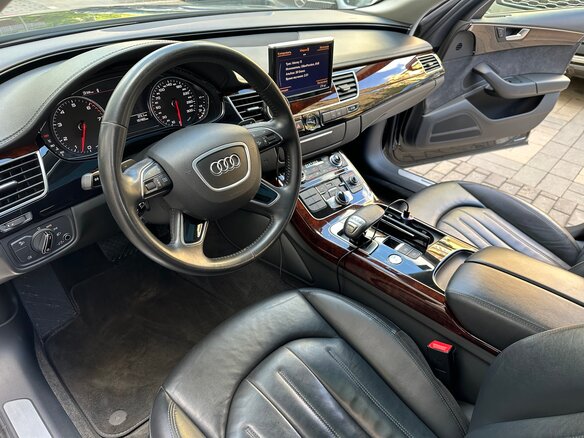 2013 Audi A8 Long III (D4), чёрный - вид 12