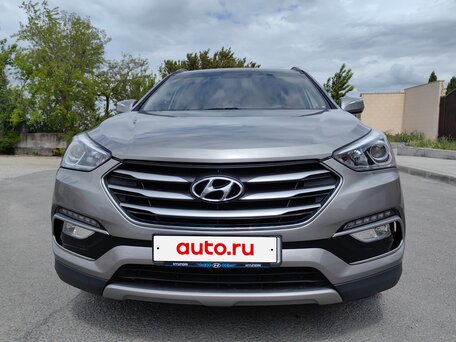 2016 Hyundai Santa Fe III Рестайлинг, серебристый, 2200000 рублей, вид 3