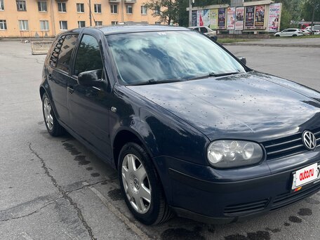 2002 Volkswagen Golf IV, синий, 350000 рублей, вид 4