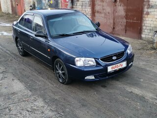 2007 Hyundai Accent ТагАЗ II, синий, 379000 рублей, вид 4