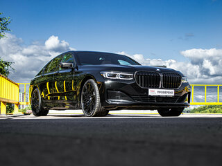 2021 BMW 7 серии 730d xDrive VI (G11/G12) Рестайлинг, чёрный, 7700000 рублей, вид 3