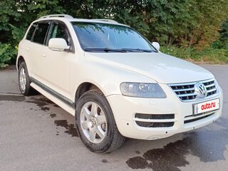 2006 Volkswagen Touareg I, белый, 850000 рублей, вид 4