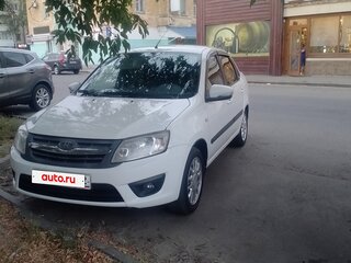 2015 Lada (ВАЗ) Granta I, белый, 350000 рублей, вид 1