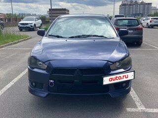 2008 Mitsubishi Lancer X, синий, 699999 рублей, вид 5