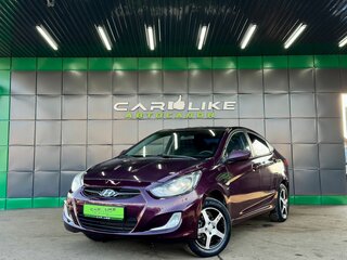 2013 Hyundai Solaris I, фиолетовый, 799000 рублей, вид 2
