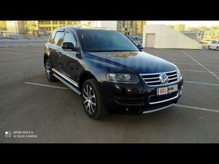 2006 Volkswagen Touareg I, чёрный, 1200000 рублей, вид 2