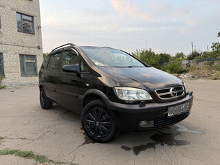 2003 Opel Zafira A Рестайлинг, чёрный, 600000 рублей, вид 2