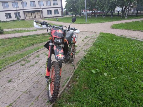 2004 Kawasaki KLX 250, красный, 220000 рублей, вид 2