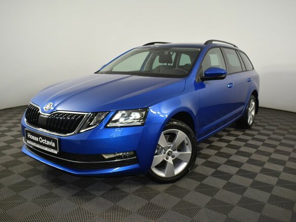 2018 Skoda Octavia III (A7) Рестайлинг, синий