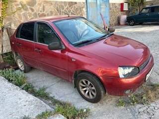 2005 Lada (ВАЗ) Kalina I, красный, 187000 рублей, вид 3