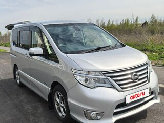 2014 Nissan Serena IV (C26), серебристый, 1350000 рублей, вид 3