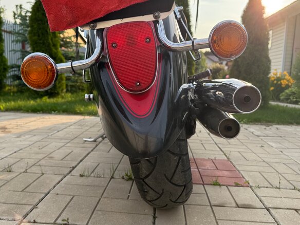 2005 Yamaha XVS1100, чёрный, 550000 рублей - вид 8