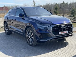 2019 Audi Q8 50 TDI I (4M), синий, 6480010 рублей, вид 2