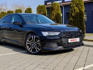 2022 Audi A6 45 TFSI V (C8) Рестайлинг, чёрный, 3450000 рублей, вид 1