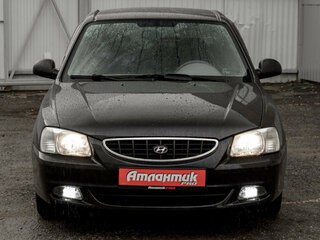 2011 Hyundai Accent ТагАЗ II, чёрный, 450000 рублей, вид 2