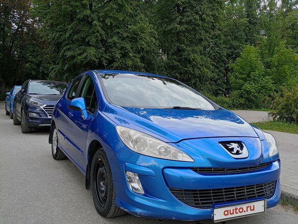 2010 Peugeot 308 I, синий, 550000 рублей