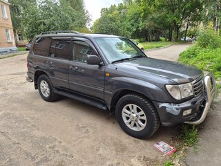 2002 Toyota Land Cruiser 100 Series Рестайлинг 1, серый, 1500000 рублей, вид 3
