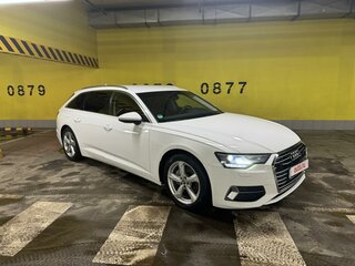 2019 Audi A6 40 TDI V (C8), белый, 3550000 рублей, вид 1