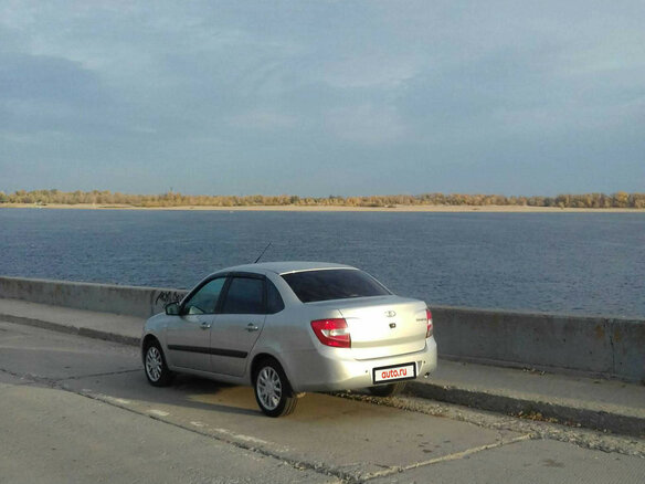 2016 Lada (ВАЗ) Granta I, серебристый - вид 12