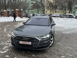 2019 Audi A8 Long 45 TDI IV (D5), серый, 4550000 рублей, вид 3