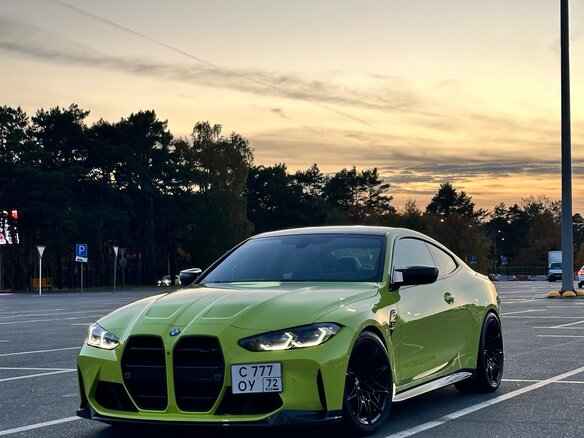 2021 BMW M4 Competition Package G82/G83, жёлтый