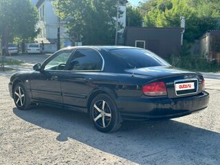 2009 Hyundai Sonata ТагАЗ IV (EF) Рестайлинг, чёрный, 550000 рублей, вид 4