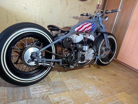 1946 Harley-Davidson WL, серый, 1900000 рублей, вид 4