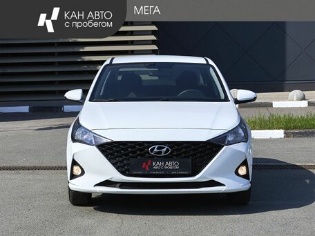 2021 Hyundai Solaris II Рестайлинг, белый, 1418000 рублей, вид 3