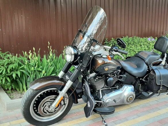 2013 Harley-Davidson Fat Boy, коричневый, 1450000 рублей - вид 5