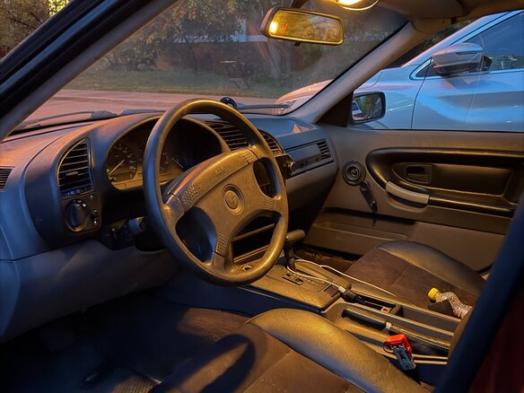 1994 BMW 3 серии 318i III (E36), оранжевый, 200000 рублей - вид 8