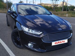2016 Ford Fusion (North America) II, чёрный, 1700000 рублей, вид 1