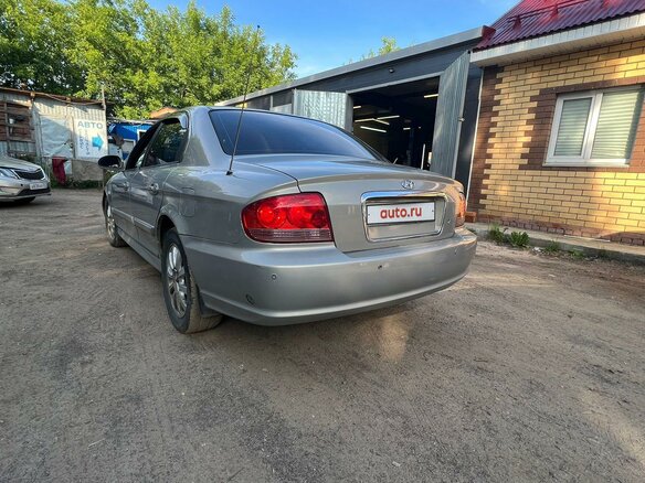 2007 Hyundai Sonata ТагАЗ IV (EF) Рестайлинг, бежевый, 330000 рублей - вид 8