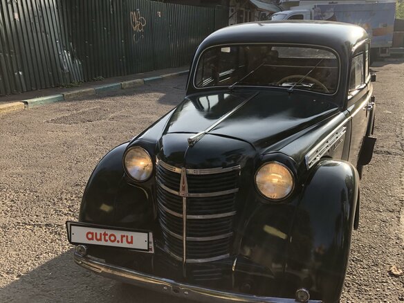 1955 Москвич 401 401-420, зелёный - вид 2