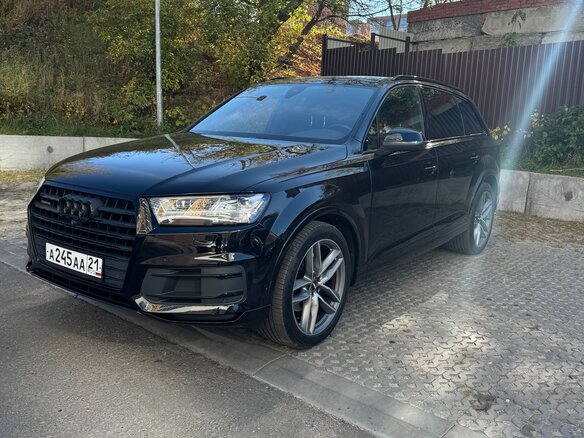 2019 Audi Q7 II (4M), чёрный, 5200000 рублей
