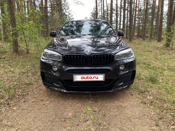 2016 BMW X6 30d II (F16), чёрный, 4000000 рублей - вид 1