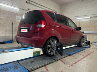 2008 Mercedes-Benz A-Класс 170 II (W169), красный, 245000 рублей, вид 1
