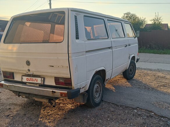 1988 Volkswagen Transporter 5-speed T3, белый - вид 3
