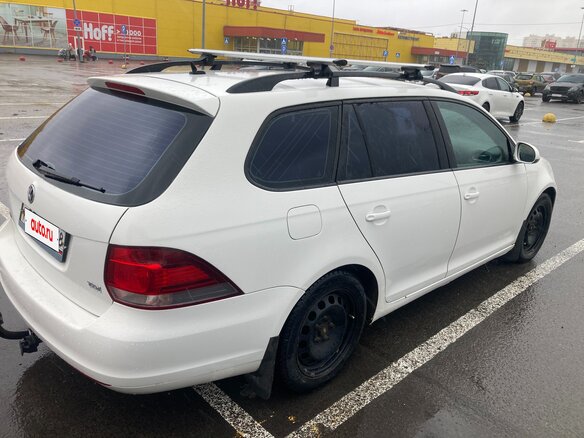 2009 Volkswagen Golf VI, белый, 1000000 рублей - вид 5