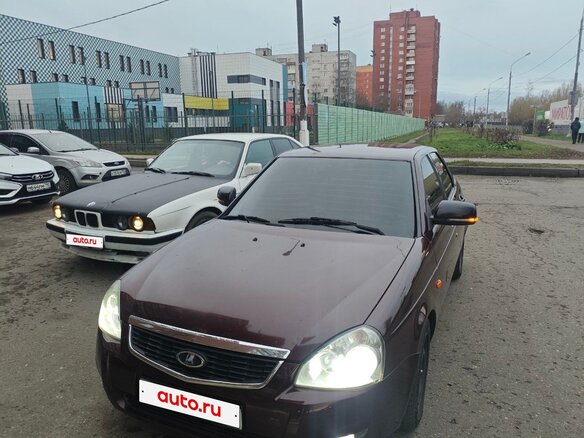 2010 Lada (ВАЗ) Priora I, пурпурный, 280000 рублей