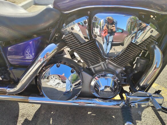 2002 Honda VTX 1800, синий, 680000 рублей - вид 3