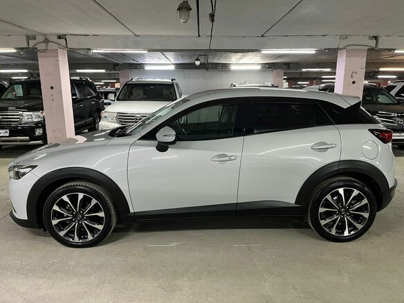 2019 Mazda CX-3 I Рестайлинг, белый, 1695000 рублей - вид 4