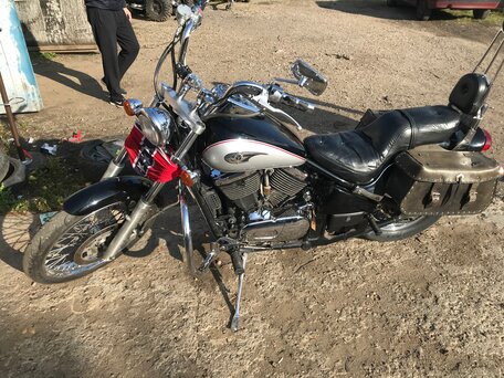 2000 Kawasaki VN800 Vulcan, чёрный, 250000 рублей, вид 5