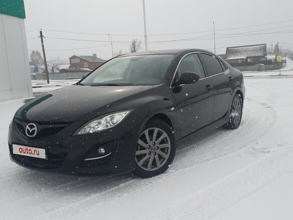 2012 Mazda 6 II (GH) Рестайлинг, чёрный