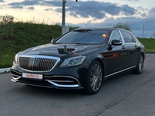 2019 Mercedes-Benz Maybach S-Класс 560 I (X222) Рестайлинг, чёрный, 7200000 рублей, вид 1